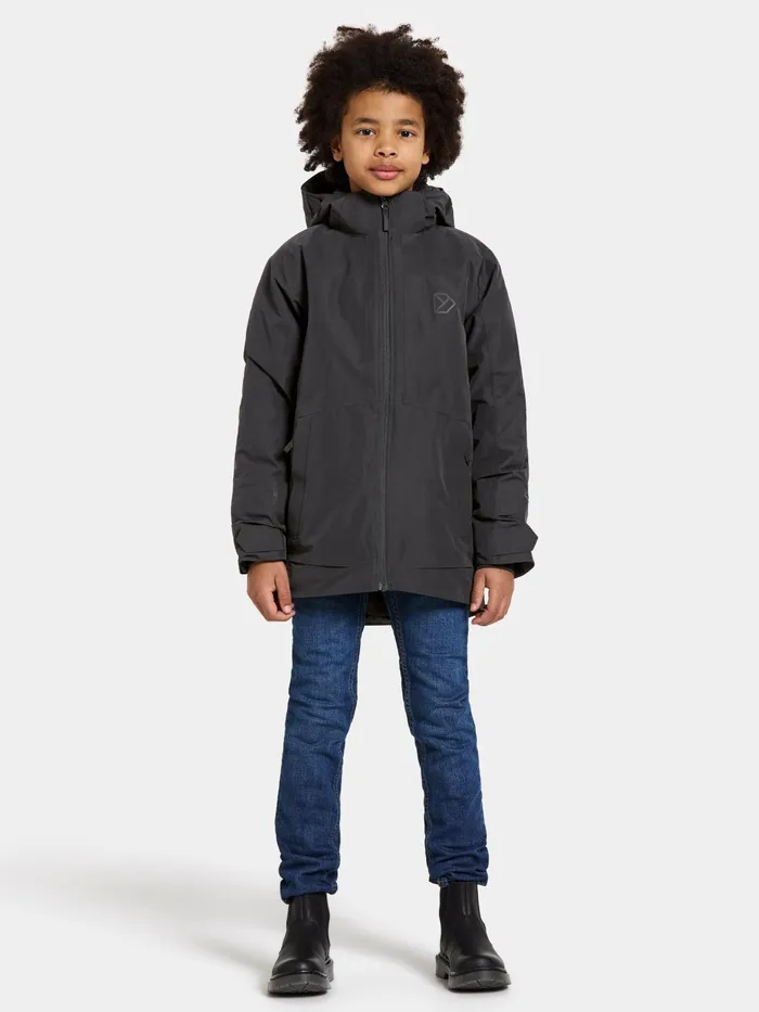 KidsYouth Dolomit Jacket Black Didriksons Autumn Jackets