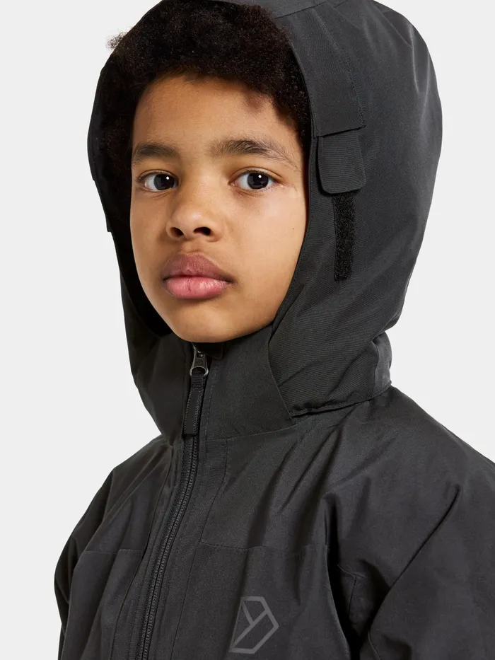 KidsYouth Dolomit Jacket Black Didriksons Autumn Jackets