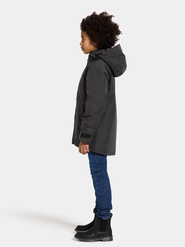 KidsYouth Dolomit Jacket Black Didriksons Autumn Jackets