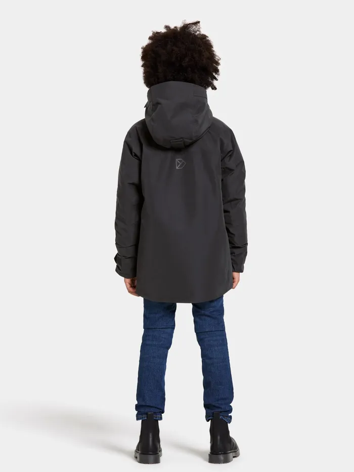 KidsYouth Dolomit Jacket Black Didriksons Autumn Jackets