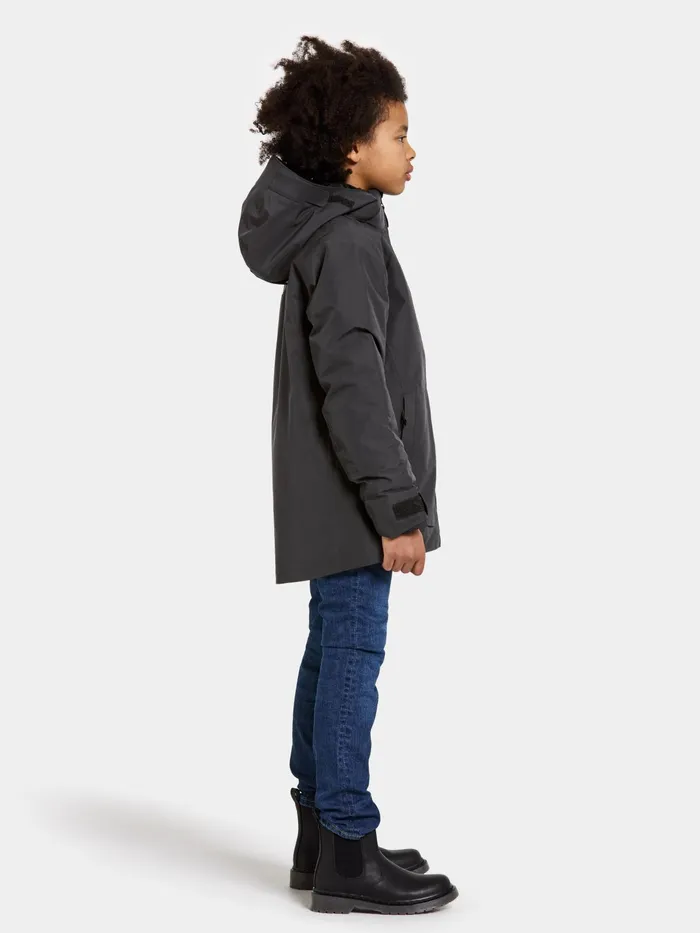 KidsYouth Dolomit Jacket Black Didriksons Autumn Jackets