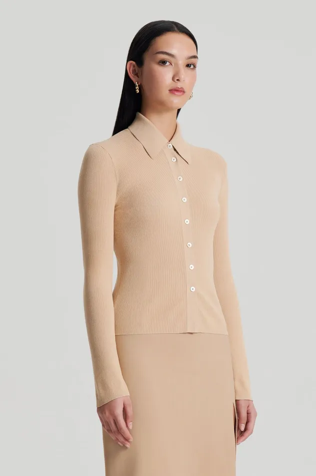 KNIT SHIRT LTCAMEL Knitwear Scanlan Theodore Women