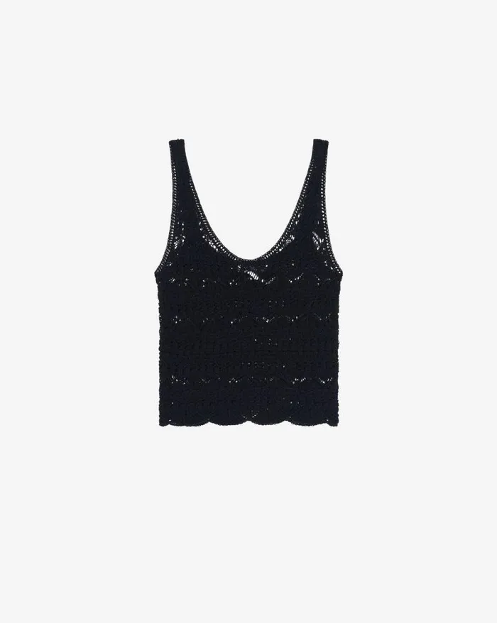 Knits Women IRO LABELLE LINEN CROCHET TANK