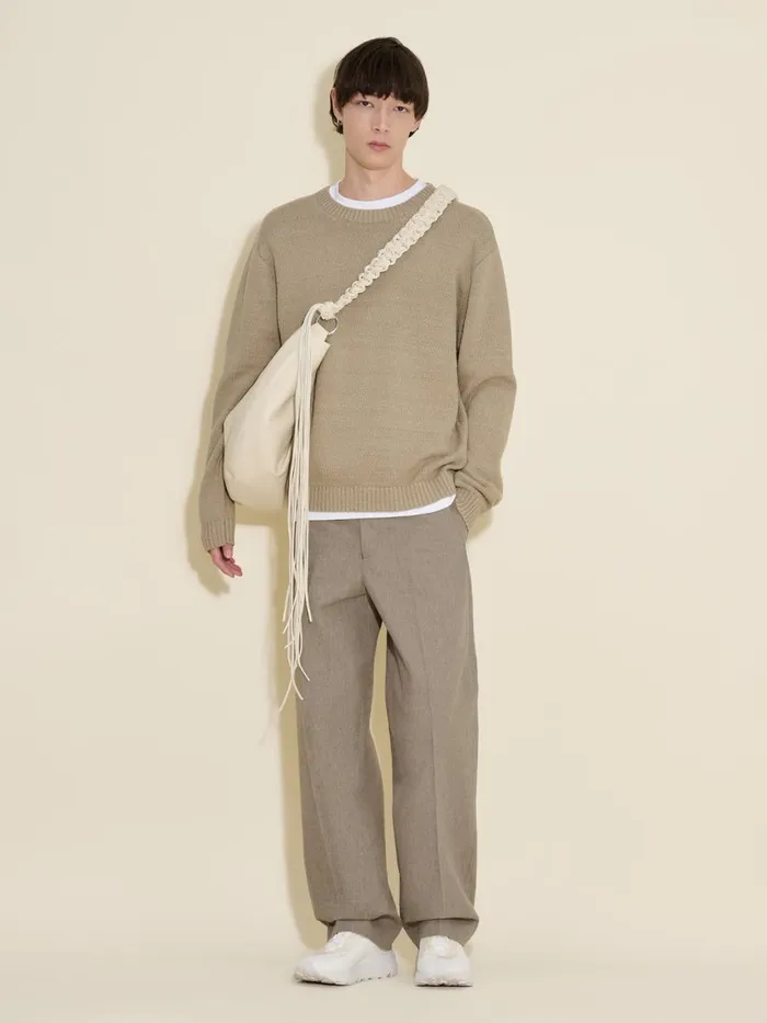Knitwear Men Holzweiler Cohen Crew Sand