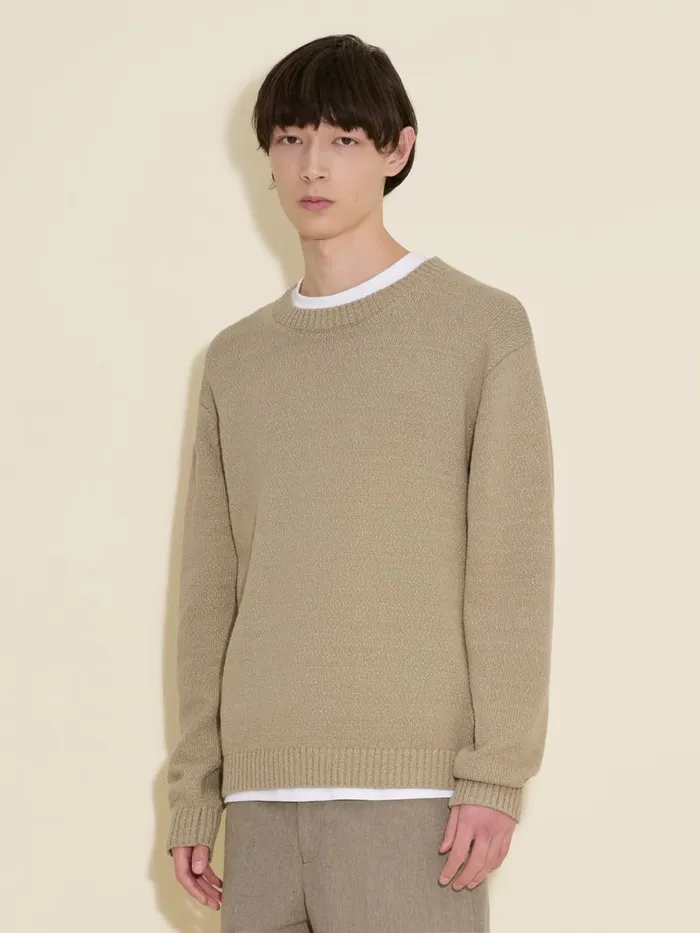 Knitwear Men Holzweiler Cohen Crew Sand