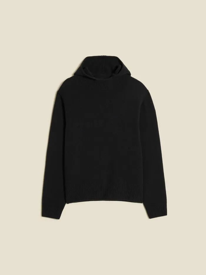 Knitwear Men Holzweiler Ian Hoodie Black