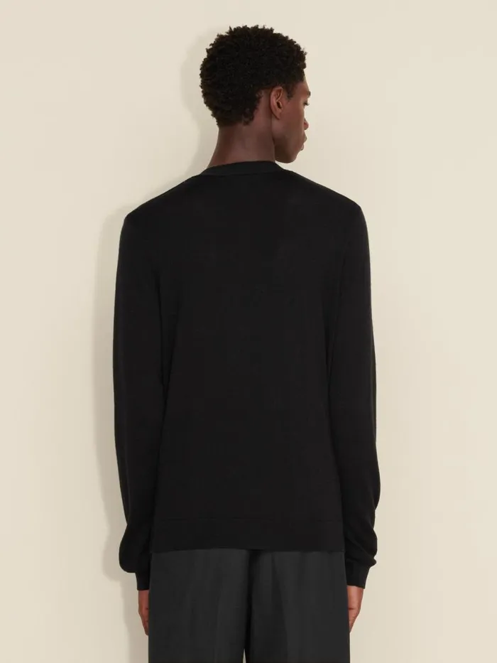 Knitwear Men Holzweiler M Merino Cardigan Black