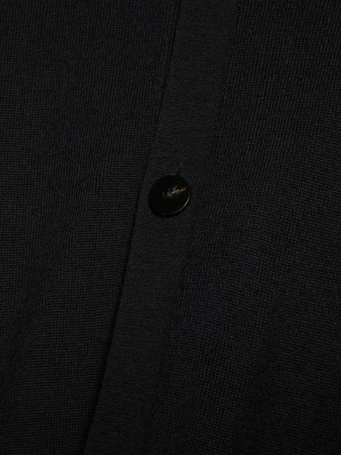 Knitwear Men Holzweiler M Merino Cardigan Black