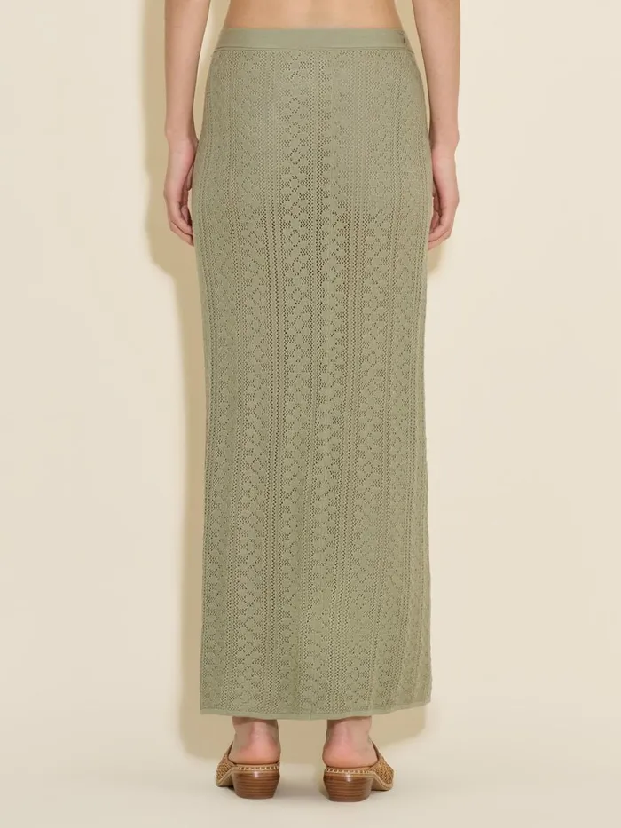 Knitwear Women Holzweiler Kelp Crochet Knit Skirt Teal