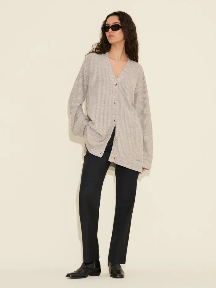 Knitwear Women Holzweiler Line Cardigan Grey Mix
