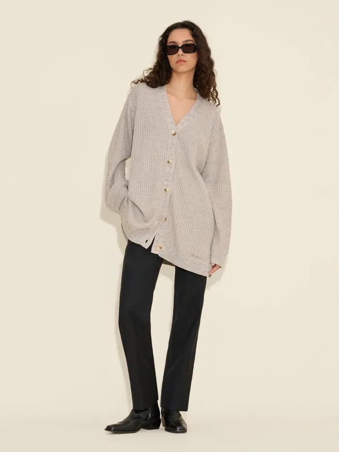 Knitwear Women Holzweiler Line Cardigan Grey Mix