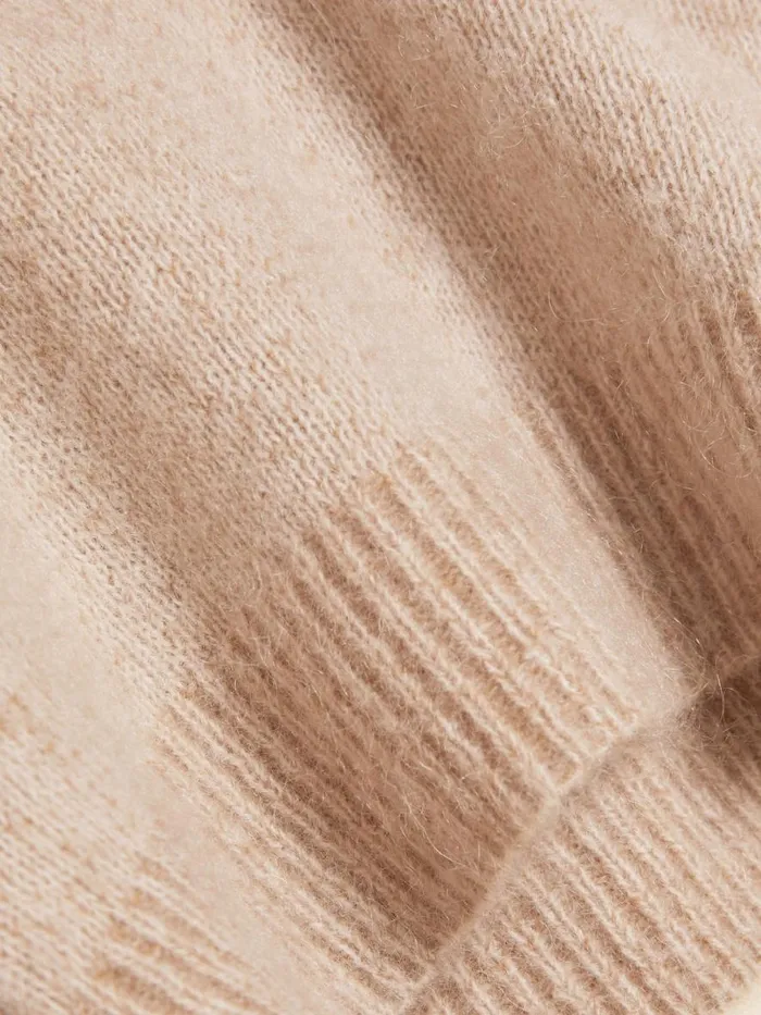 Knitwear Women Holzweiler Tine Knit Crew Neck Sand Mix