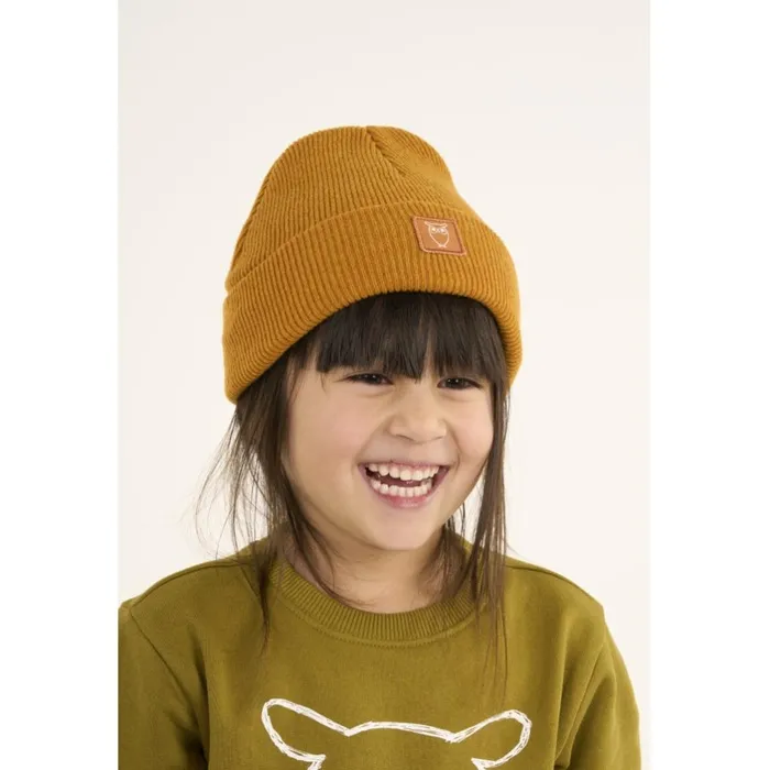 KnowledgeCotton Apparel Accessories Kids Wool Beanie Desert Sun 8211 Kids