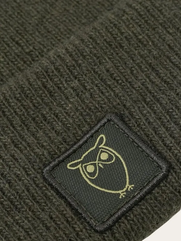 KnowledgeCotton Apparel Accessories Kids Wool Beanie Forrest Night 8211 Kids KnowledgeCotton Apparel Accessories Kids Wool Beanie Forrest Night 8211 Kids