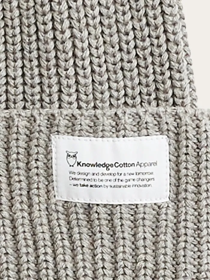 KnowledgeCotton Apparel Accessories Rib Hat Gotsvegan 8211 Men