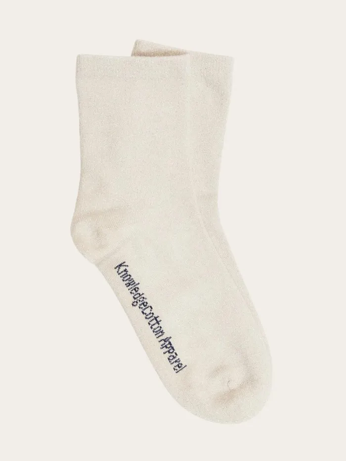 KnowledgeCotton Apparel Accessories Single Pack Glitter Socks French Oak 8211 Women KnowledgeCotton Apparel Accessories Single Pack Glitter Socks French Oak 8211 Women