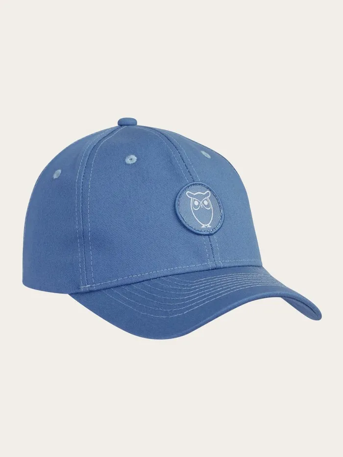 KnowledgeCotton Apparel Accessories Twill Baseball Cap Moonlight Blue 8211 Men