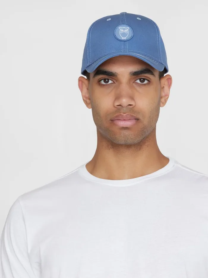 KnowledgeCotton Apparel Accessories Twill Baseball Cap Moonlight Blue 8211 Men KnowledgeCotton Apparel Accessories Twill Baseball Cap Moonlight Blue 8211 Men