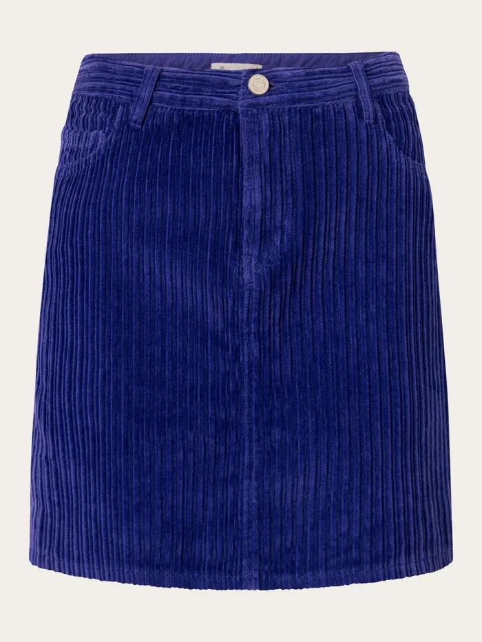 KnowledgeCotton Apparel Dresses And Skirts Irregular Corduroy Skirt Deep Purple 8211 Women KnowledgeCotton Apparel Dresses And Skirts Irregular Corduroy Skirt Deep Purple 8211 Women