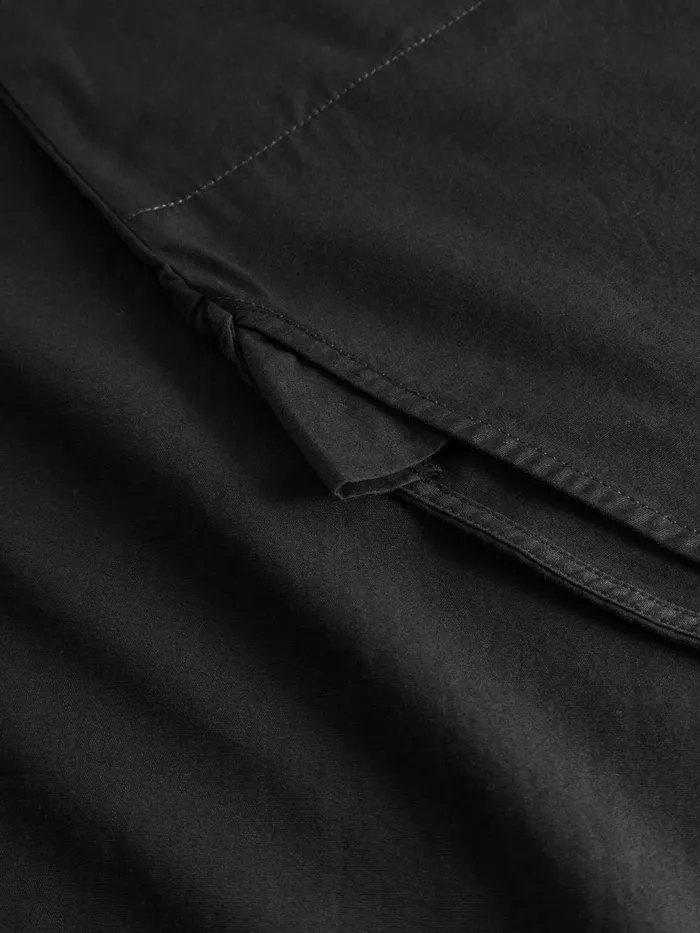 KnowledgeCotton Apparel Dresses And Skirts Poplin Dropped Shoulder Shirt Dress Black Jet 8211 Women KnowledgeCotton Apparel Dresses And Skirts Poplin Dropped Shoulder Shirt Dress Black Jet 8211 Women