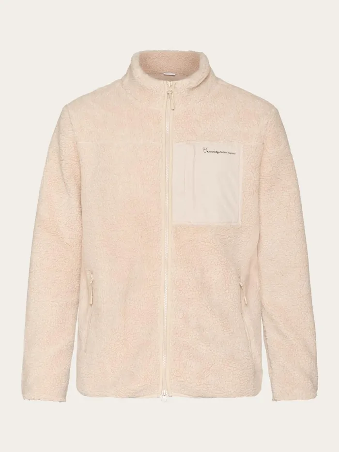 KnowledgeCotton Apparel Fleece Teddy Fleece Zip Sweat Item Colour 8211 Men