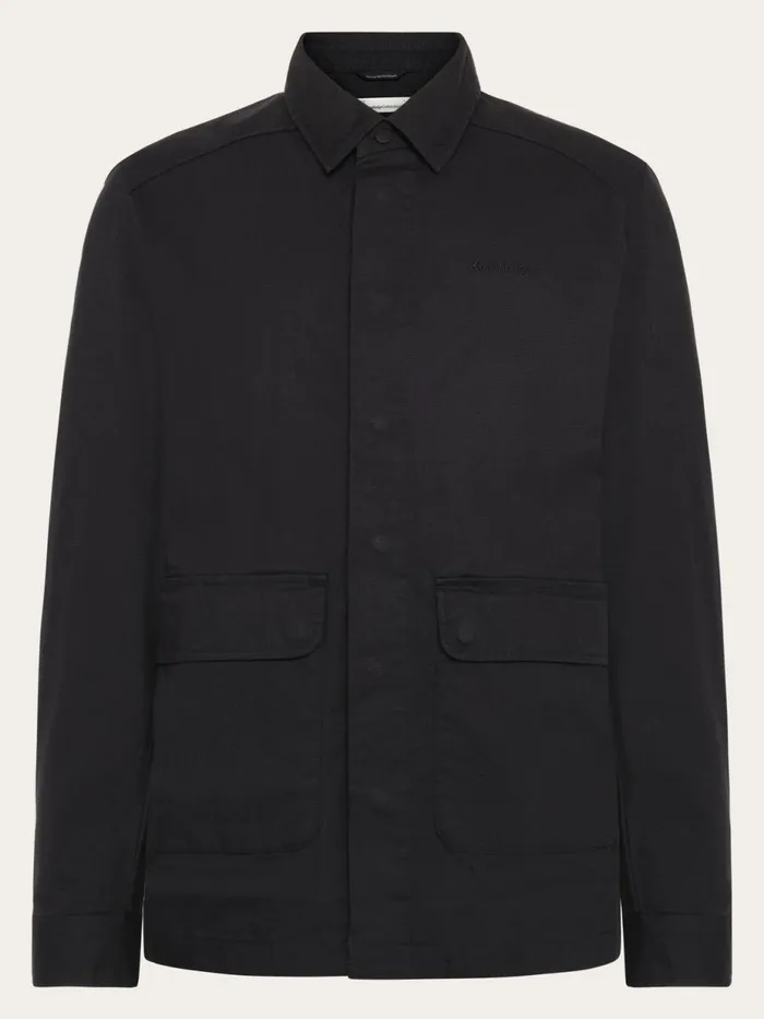 KnowledgeCotton Apparel Jackets And Vests Ripstop Overshirt Gotsvegan 8211 Men