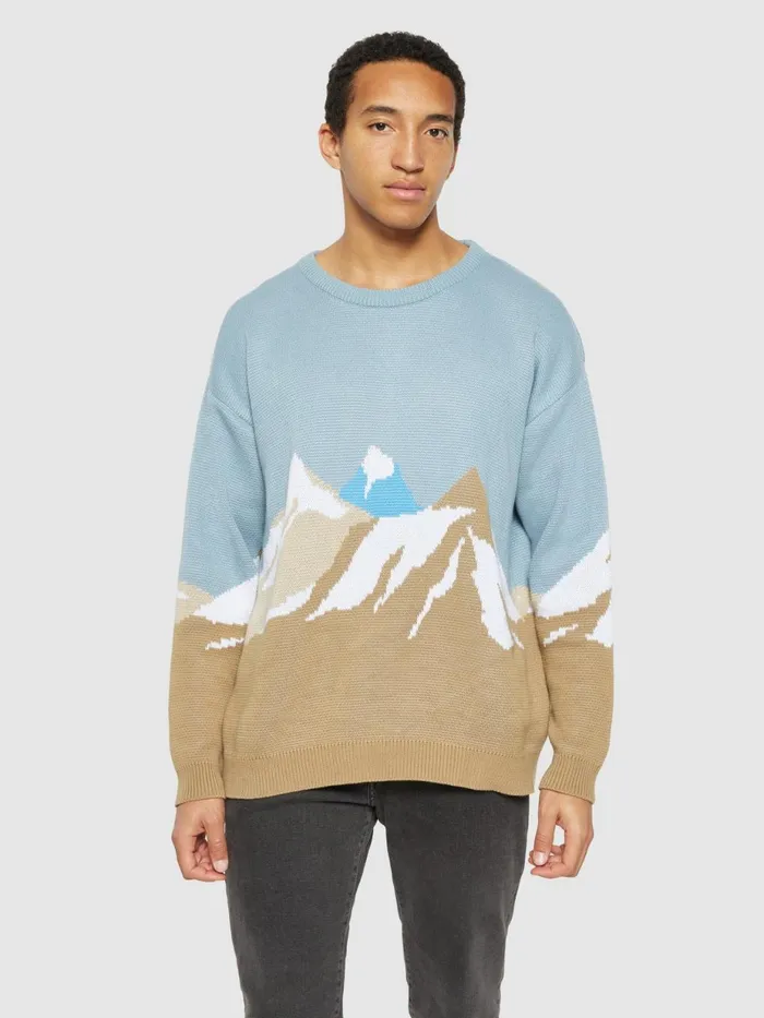 KnowledgeCotton Apparel Knits Crew Mountain Cotton Knit Regenerative Organic Certified 8211 Men KnowledgeCotton Apparel Knits Crew Mountain Cotton Knit Regenerative Organic Certified 8211 Men