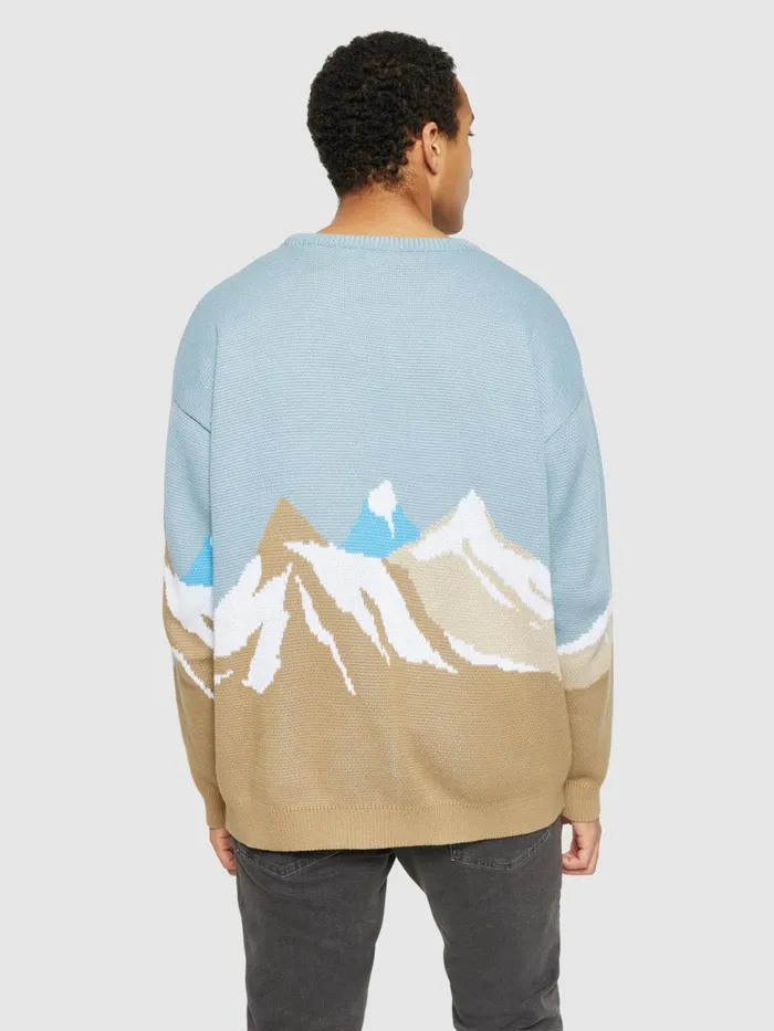 KnowledgeCotton Apparel Knits Crew Mountain Cotton Knit Regenerative Organic Certified 8211 Men KnowledgeCotton Apparel Knits Crew Mountain Cotton Knit Regenerative Organic Certified 8211 Men