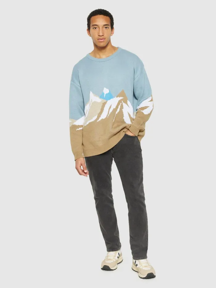 KnowledgeCotton Apparel Knits Crew Mountain Cotton Knit Regenerative Organic Certified 8211 Men KnowledgeCotton Apparel Knits Crew Mountain Cotton Knit Regenerative Organic Certified 8211 Men