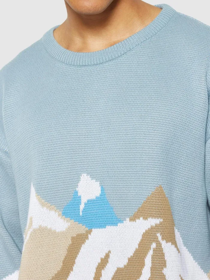 KnowledgeCotton Apparel Knits Crew Mountain Cotton Knit Regenerative Organic Certified 8211 Men KnowledgeCotton Apparel Knits Crew Mountain Cotton Knit Regenerative Organic Certified 8211 Men