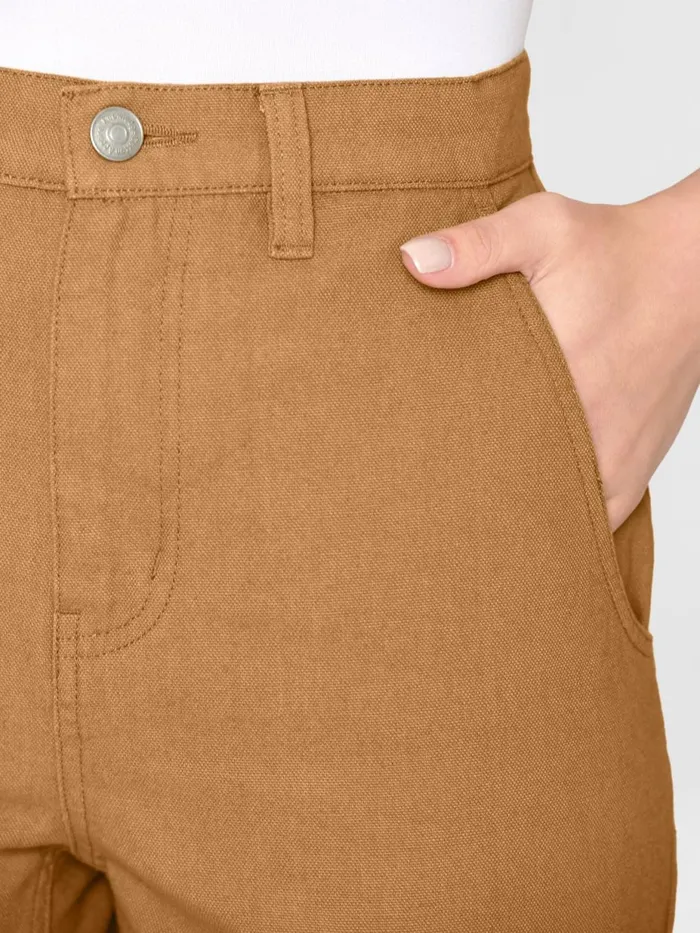 KnowledgeCotton Apparel Pants CALLA Tapered Canvas Pant Brown Sugar 8211 Women KnowledgeCotton Apparel Pants CALLA Tapered Canvas Pant Brown Sugar 8211 Women