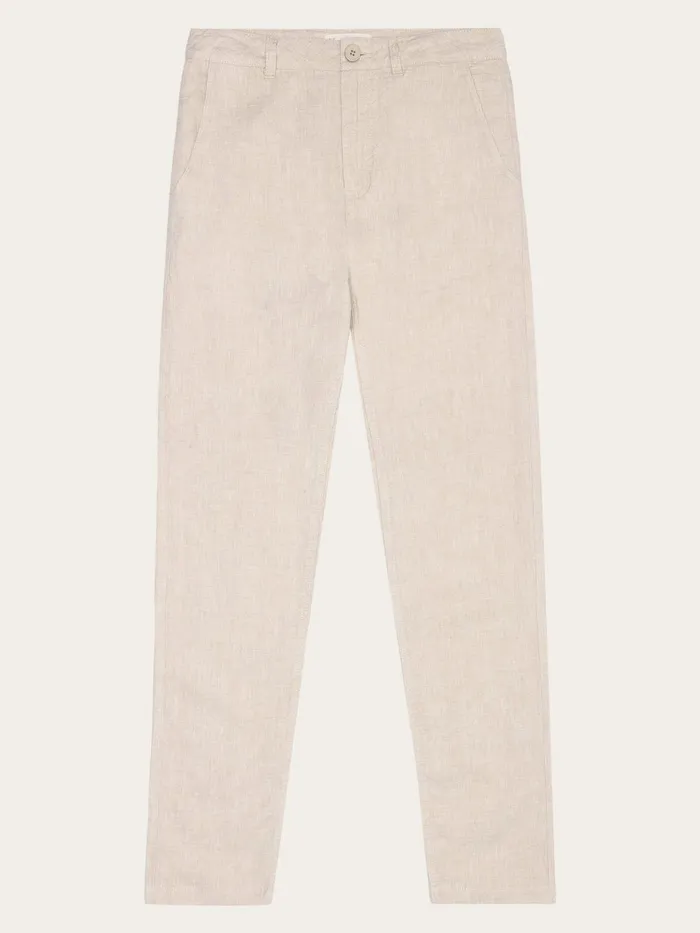 KnowledgeCotton Apparel Pants CALLA Tapered Midrise Linen Pants Gotsvegan 8211 Women KnowledgeCotton Apparel Pants CALLA Tapered Midrise Linen Pants Gotsvegan 8211 Women