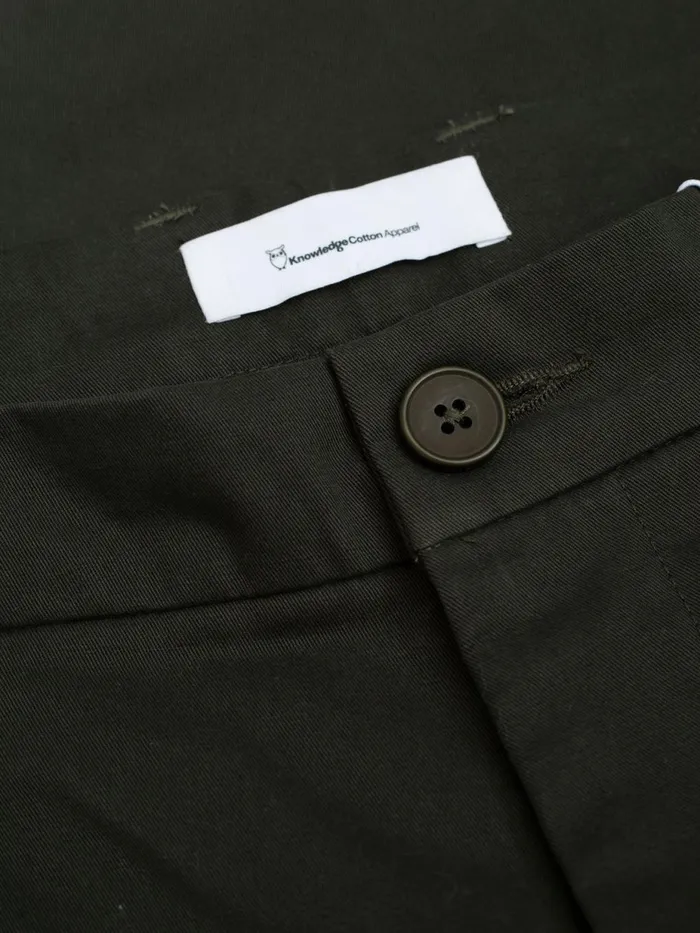 KnowledgeCotton Apparel Pants CHUCK Regular Twill Chino Pants Forrest Night 8211 Men KnowledgeCotton Apparel Pants CHUCK Regular Twill Chino Pants Forrest Night 8211 Men