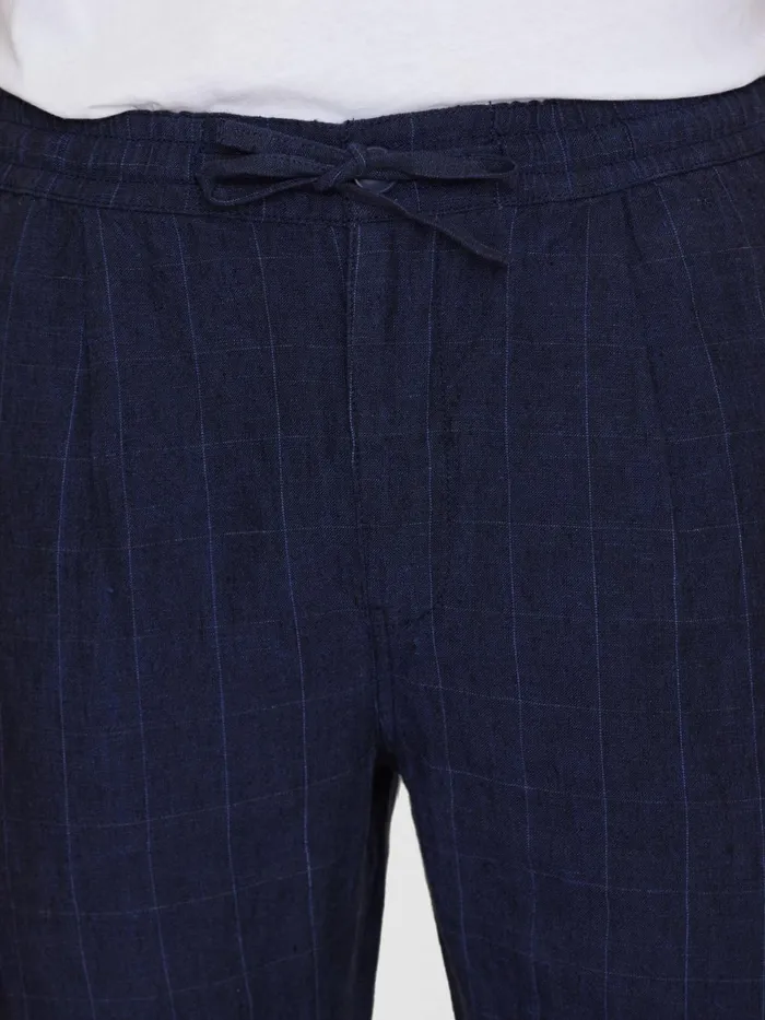 KnowledgeCotton Apparel Pants FIG Loose Checked Linen Pants Gotsvegan 8211 Men KnowledgeCotton Apparel Pants FIG Loose Checked Linen Pants Gotsvegan 8211 Men