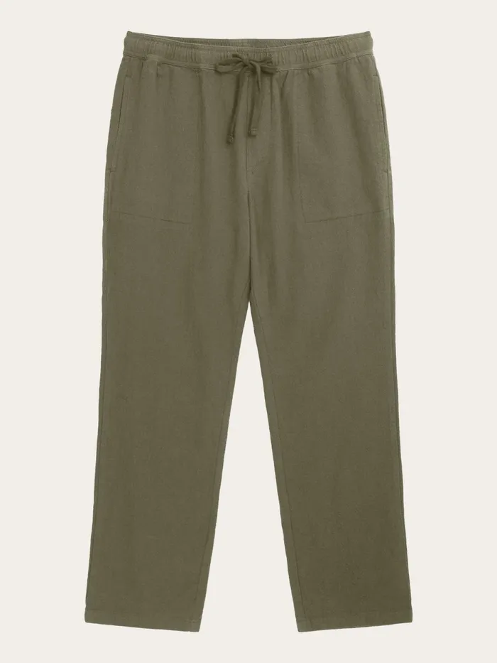 KnowledgeCotton Apparel Pants FIG Loose Crushed Cotton Pants Gotsvegan 8211 Men KnowledgeCotton Apparel Pants FIG Loose Crushed Cotton Pants Gotsvegan 8211 Men