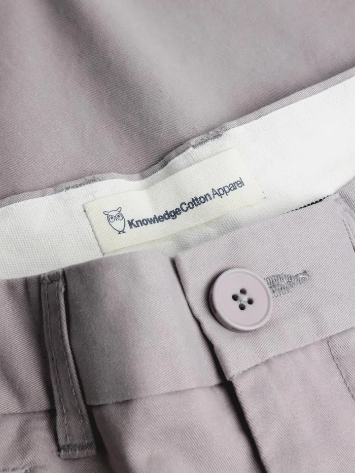 KnowledgeCotton Apparel Pants FLINT Organic Cotton Twill Chino GOTSVegan Alloy 8211 Men KnowledgeCotton Apparel Pants FLINT Organic Cotton Twill Chino GOTSVegan Alloy 8211 Men