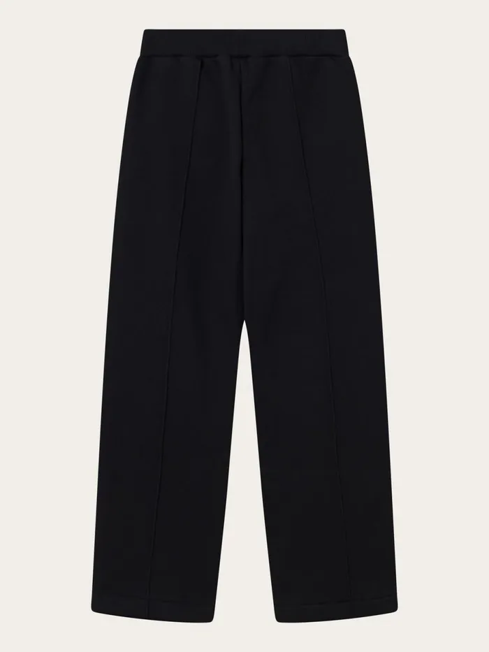 KnowledgeCotton Apparel Pants POSEY Wide Highrise Sweat Elastic Waistband Pants Black Jet 8211 Women KnowledgeCotton Apparel Pants POSEY Wide Highrise Sweat Elastic Waistband Pants Black Jet 8211 Women