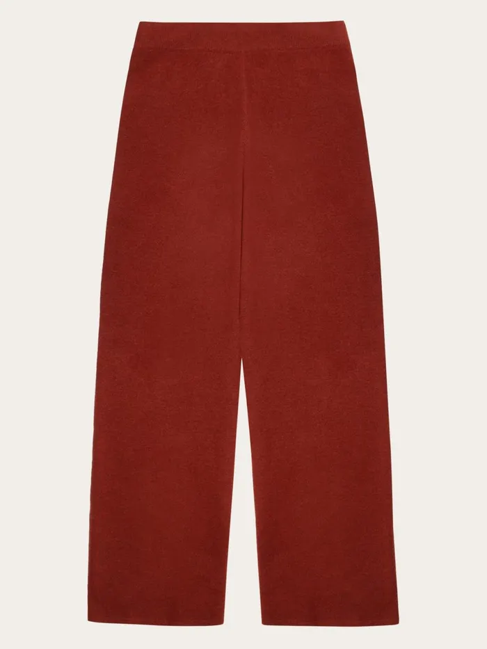 KnowledgeCotton Apparel Pants POSEY Wide Midrise Knitted Pants Rws 8211 Women