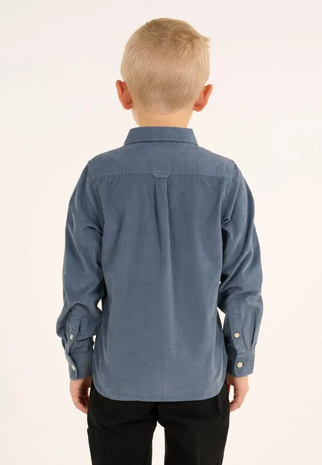 KnowledgeCotton Apparel Shirts Corduroy Shirt China Blue 8211 Kids KnowledgeCotton Apparel Shirts Corduroy Shirt China Blue 8211 Kids