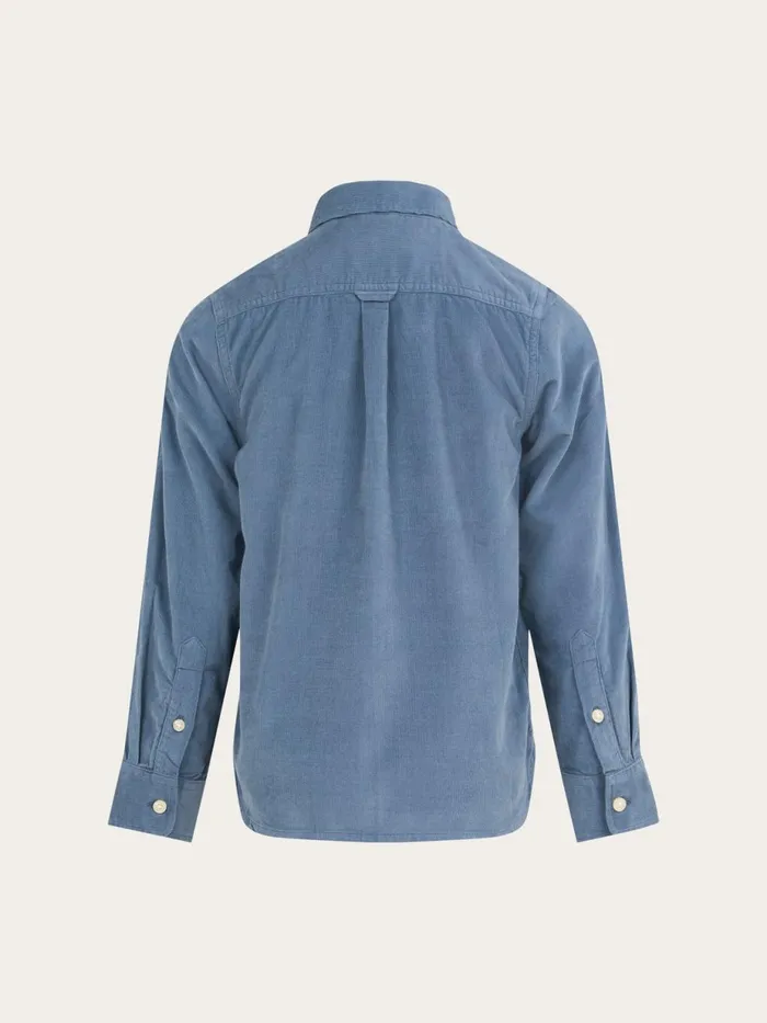 KnowledgeCotton Apparel Shirts Corduroy Shirt China Blue 8211 Kids KnowledgeCotton Apparel Shirts Corduroy Shirt China Blue 8211 Kids