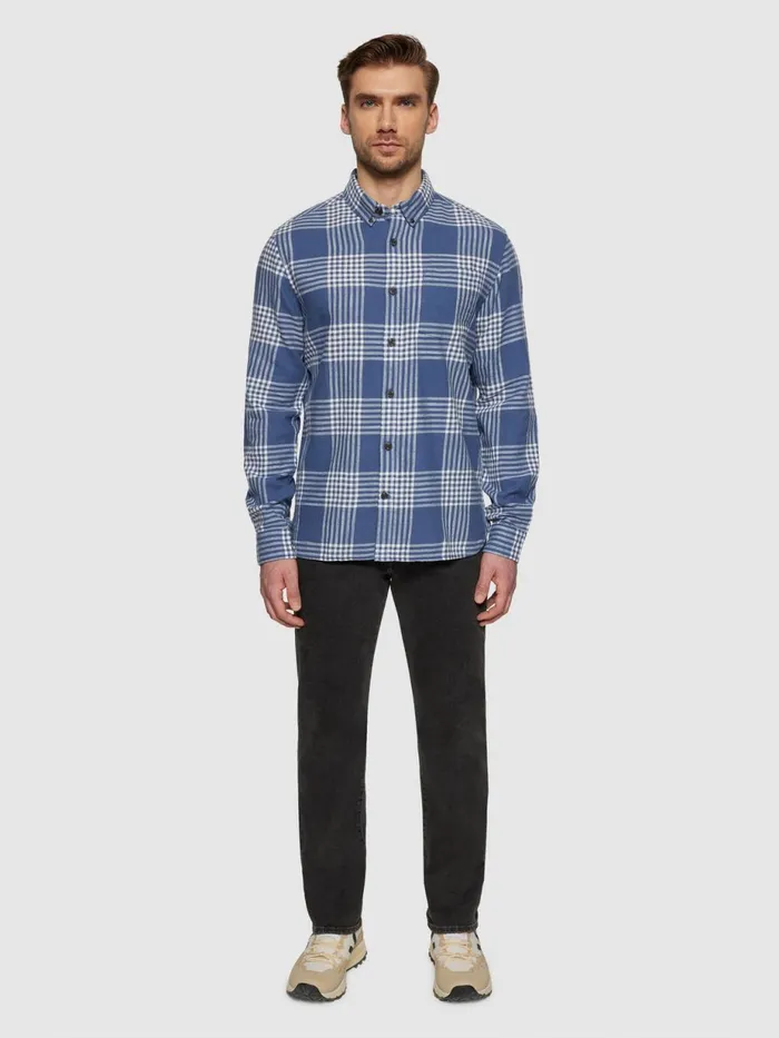KnowledgeCotton Apparel Shirts Regular Fit Checkered Shirt Gotsvegan 8211 Men KnowledgeCotton Apparel Shirts Regular Fit Checkered Shirt Gotsvegan 8211 Men