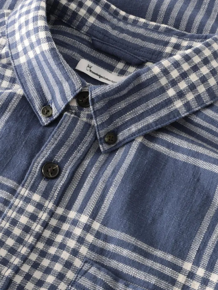 KnowledgeCotton Apparel Shirts Regular Fit Checkered Shirt Gotsvegan 8211 Men KnowledgeCotton Apparel Shirts Regular Fit Checkered Shirt Gotsvegan 8211 Men