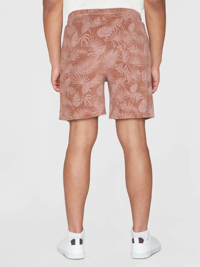 KnowledgeCotton Apparel Shorts Casual Printed Terry Short Brown 8211 Men KnowledgeCotton Apparel Shorts Casual Printed Terry Short Brown 8211 Men