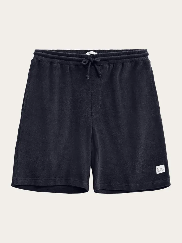 KnowledgeCotton Apparel Shorts Casual Terry Shorts Night Sky 8211 Men