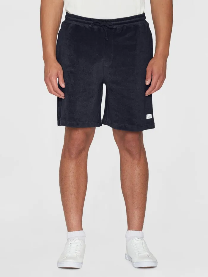 KnowledgeCotton Apparel Shorts Casual Terry Shorts Night Sky 8211 Men KnowledgeCotton Apparel Shorts Casual Terry Shorts Night Sky 8211 Men