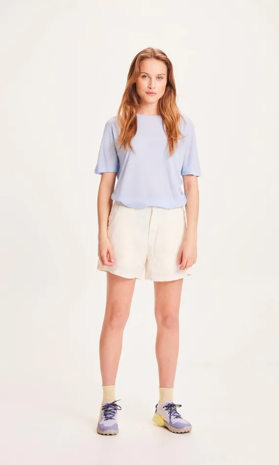 KnowledgeCotton Apparel Shorts SENNA Loose Shorts Buttercream 8211 Women