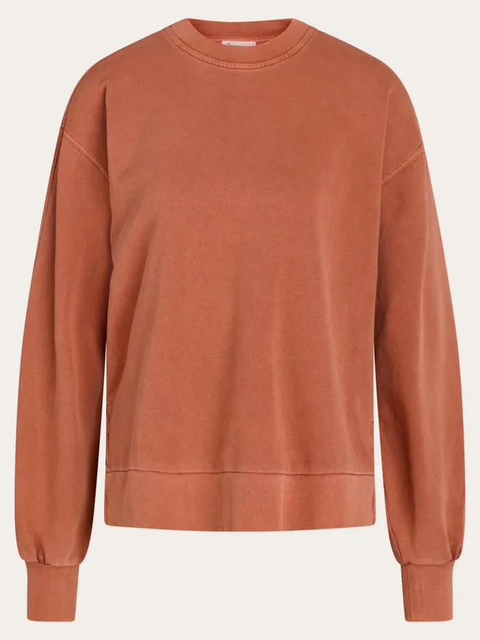 KnowledgeCotton Apparel Sweatshirts Ashape Fashion Sweat NUANCE BY NATURE Autumn Leaf 8211 Women KnowledgeCotton Apparel Sweatshirts Ashape Fashion Sweat NUANCE BY NATURE Autumn Leaf 8211 Women