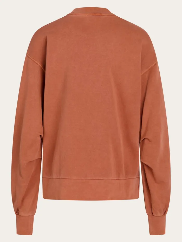 KnowledgeCotton Apparel Sweatshirts Ashape Fashion Sweat NUANCE BY NATURE Autumn Leaf 8211 Women