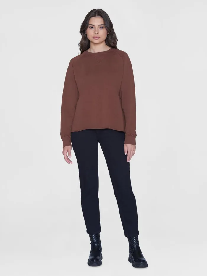 KnowledgeCotton Apparel Sweatshirts Loose Reactive Dyed Long Ragland Sleeve Raw Edges Sweat Gotsvegan 8211 Women KnowledgeCotton Apparel Sweatshirts Loose Reactive Dyed Long Ragland Sleeve Raw Edges Sweat Gotsvegan 8211 Women