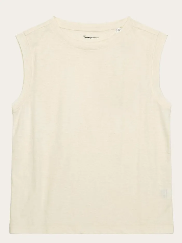 KnowledgeCotton Apparel TShirts And Tops Loose Fit Jersey Tank Top Gotsvegan 8211 Women KnowledgeCotton Apparel TShirts And Tops Loose Fit Jersey Tank Top Gotsvegan 8211 Women